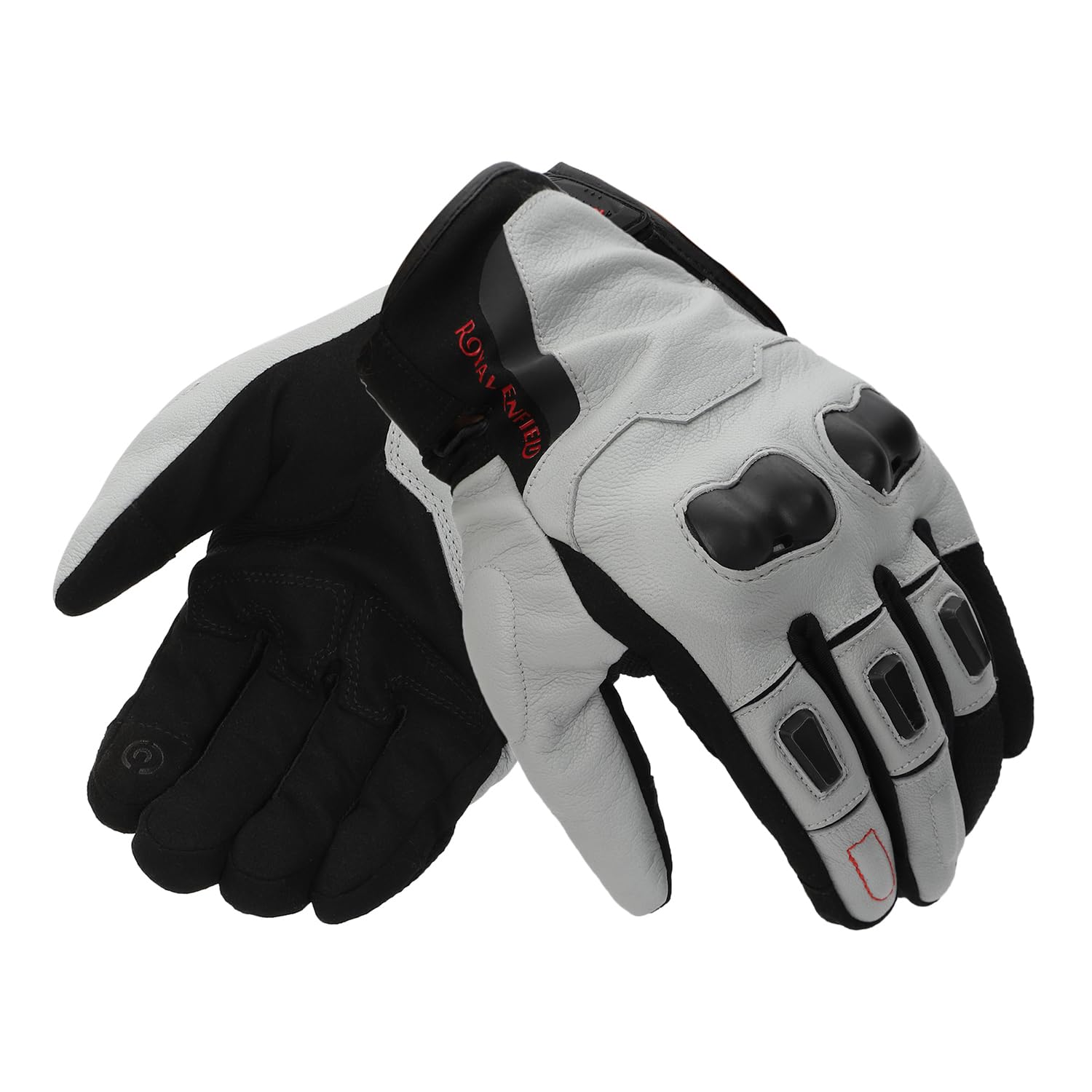 Royal Enfield PHOENIX GLOVES | Leather & Microsuede Hybrid | TPR Knuckle Protection | Perforated Ven