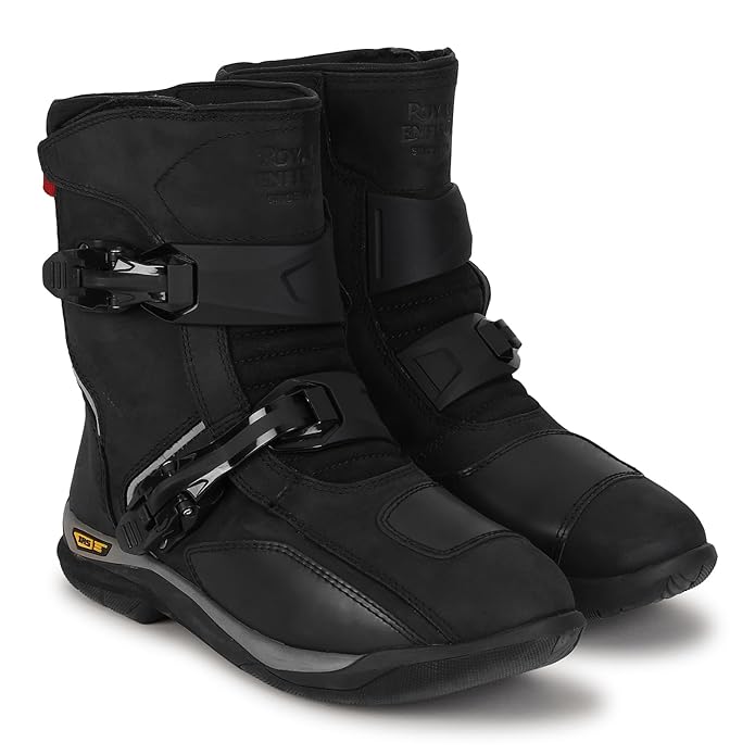  Royal Enfield Wanderer Black Riding Boots 