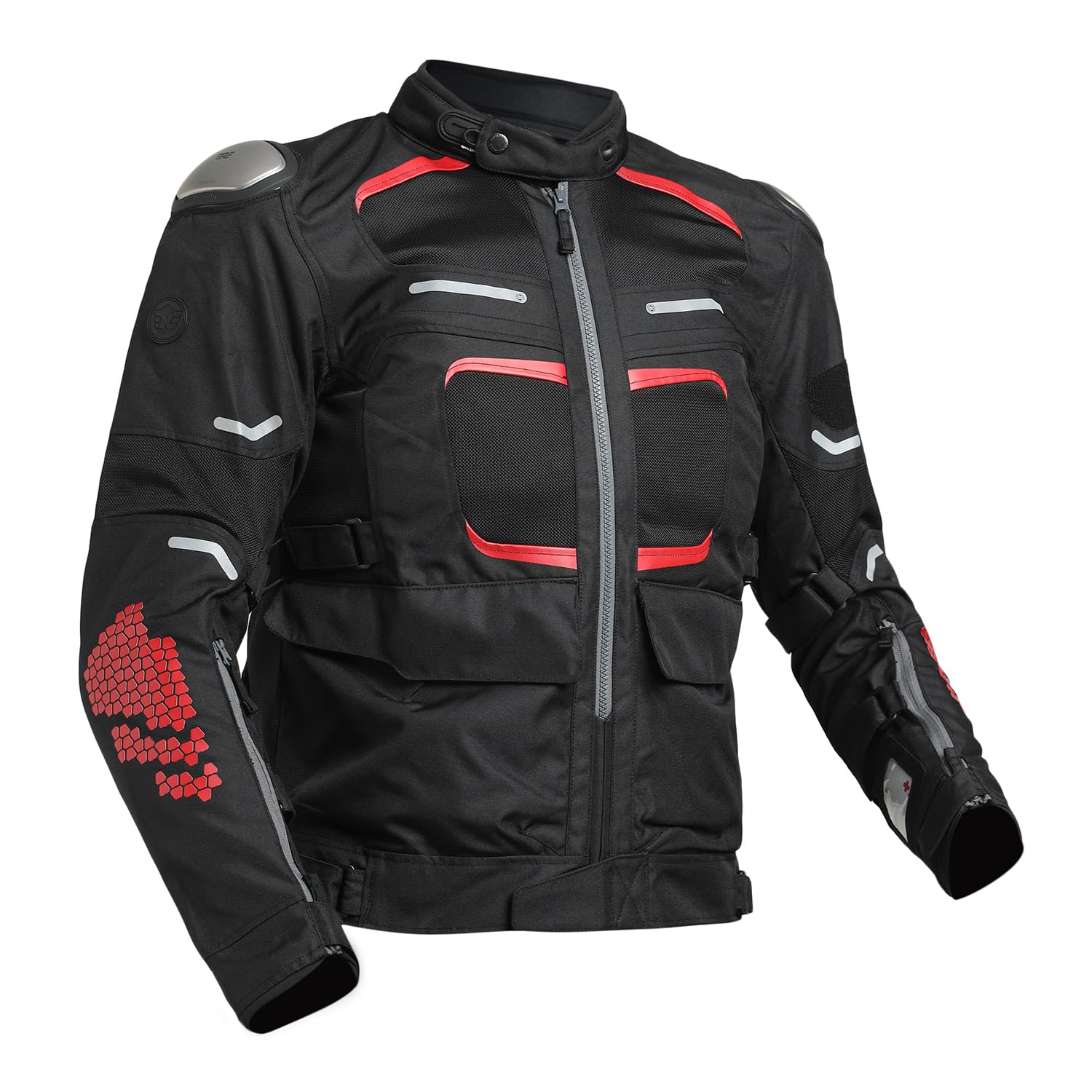 Royal Enfield Crossroader Print Option| Knox CE Level 2 Protectors- Shoulders & Elbow | Ergo Protech